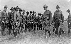 Minnesota National Guard on Inspection.