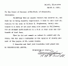  Gilbert Henry Stephenson. Application No. 5151.  Letter from Barney Nelson to Board of Pardons, March 2, 1921.--Correspondence (gif)